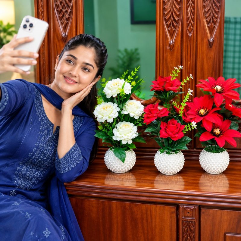 কৃত্রিম ফুল, ফুলের টব, হোম ডেকোরেশন, artificial flower, flower pot, home decor, ঘর সাজানোর জিনিস, quickbari, quick bari, quickbari.com, কুইক বাড়ি