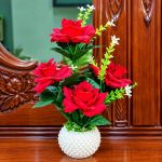 লাল গোলাপ, গোলাপের টব, কৃত্রিম ফুল, কৃত্রিম গোলাপ, ফুলের টব, ডেকোরেটিভ ফুল, ঘর সাজানোর ফুল, টেবিল ডেকোরেশন, গিফট, উপহার, প্রিয়জনের উপহার, ভালোবাসার উপহার, জন্মদিনের উপহার, বিবাহবার্ষিকীর উপহার, রোমান্টিক গিফট, কাপল গিফট, হোম ডেকোরেশন, অফিস ডেকোরেশন, টেবিল ফুল, শোকেস ডেকোরেশন, Red Rose, Rose Pot, Artificial Rose, Artificial Flower, Flower Pot, Decorative Flower, Home Decor, Table Decor, Gift Item, Romantic Gift, Love Gift, Birthday Gift, Anniversary Gift, Couple Gift, Premium Gift, Long Lasting Flower, Room Decoration, Office Decor, Flower Decoration, Gift for Loved One, QuickBari, Quick Bari, QuickBari.com, কুইক বাড়ি